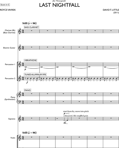 Full Score & Vocal Score