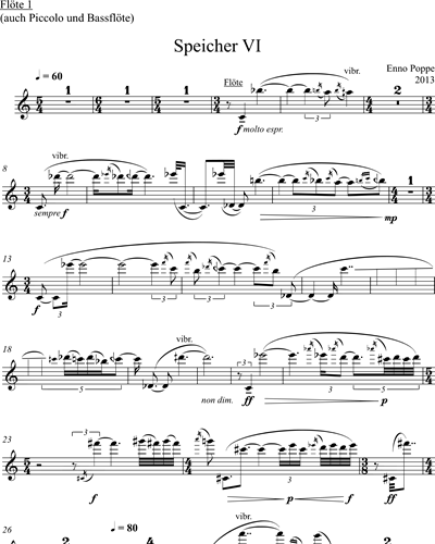 Flute 1/Piccolo/Bass Flute