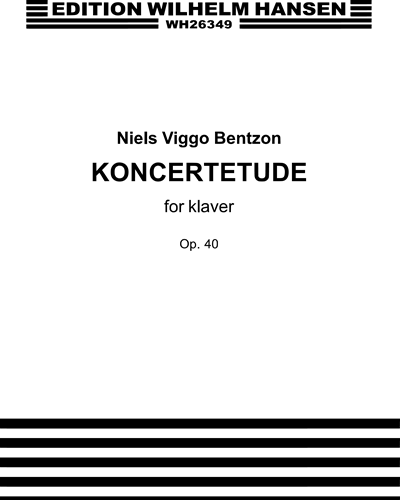 Koncertetude, Op. 40