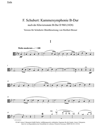Chamber Symphony in B-flat major