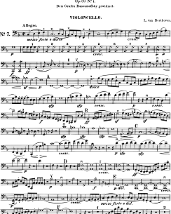 Streichquartette, op. 59, op. 74 & op. 95