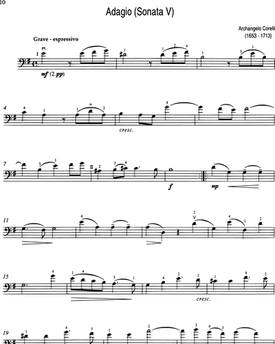 Adagio (from Sonata, No. 5)
