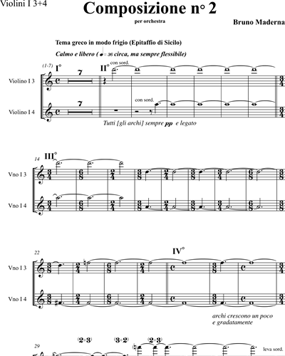 Violin 1 Part 3 & Violin 1 Part 4