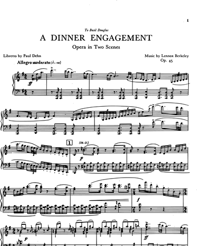 A Dinner Engagement, Op. 45