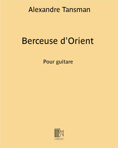 Berceuse d'Orient (extrait n. 3 des "Trois pièces")