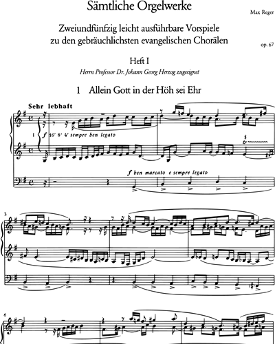 Sämtliche Orgelwerke Band 7: Choralvorspiele