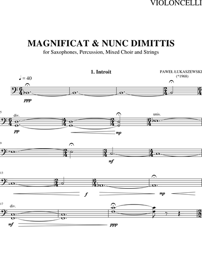 Magnificat & Nunc dimittis