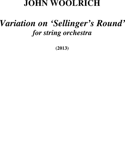 Variations on 'Sellinger's Round'