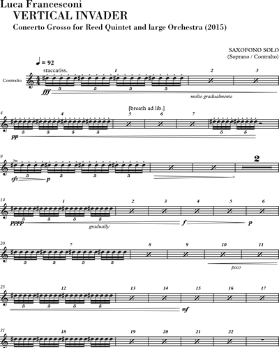 [Solo] Alto Saxophone/Soprano Saxophone