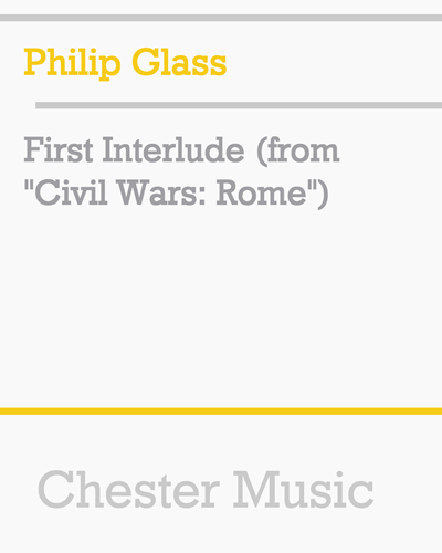 First Interlude (from "Civil Wars: Rome")