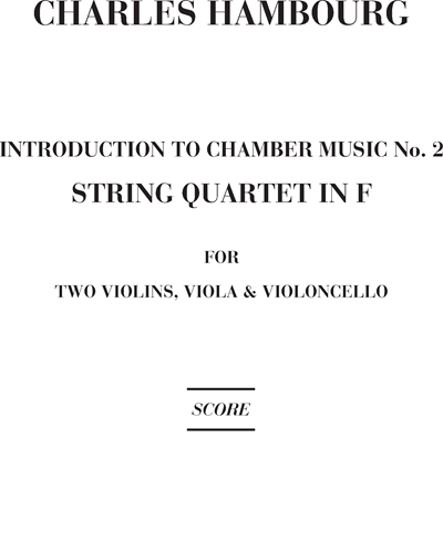 String quartet in F