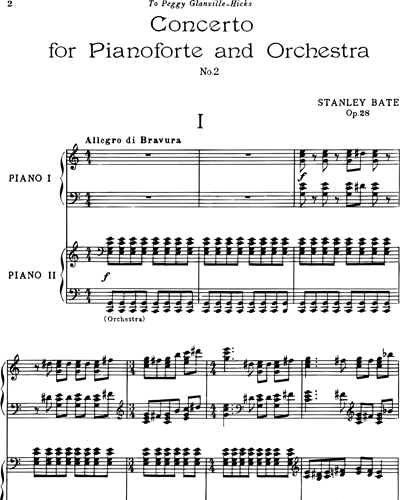 Concerto n. 2 for pianoforte and orchestra 