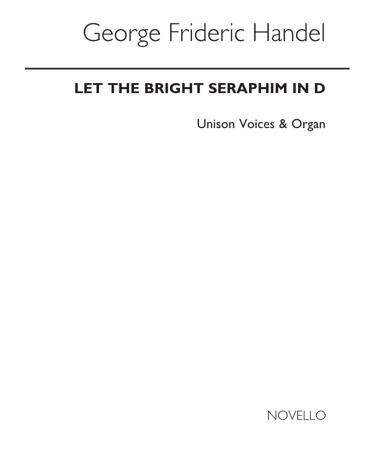 Let the bright Seraphim (in D)