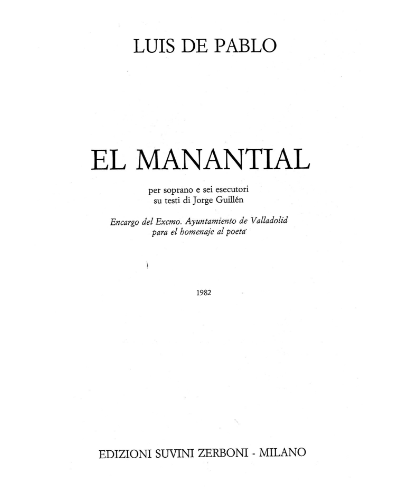 El manantial