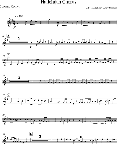 Hallelujah Chorus - for Brass Band