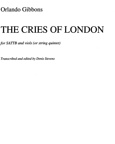 Cries of London