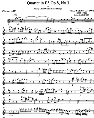 Quartett Es-dur op. 8 Nr. 3