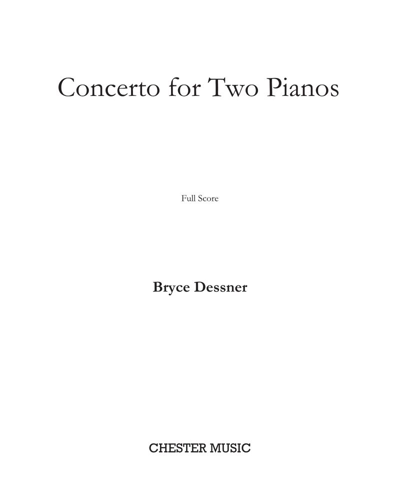 Concerto for Two Pianos