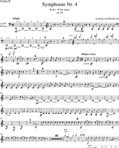 Symphony No. 4 in Bb major, op. 60