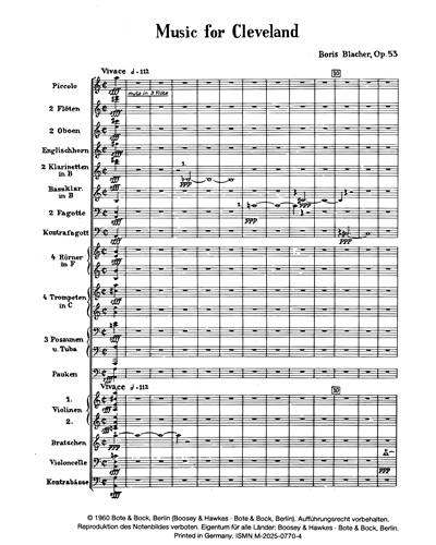 Music for Cleveland op. 53