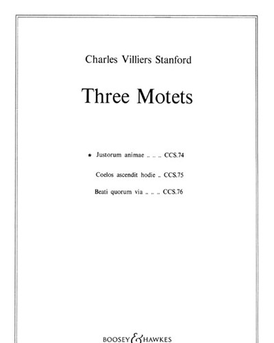 Three Motets, op. 38/1