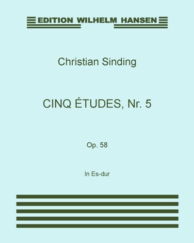 Cinq études, Op. 58 Nr. 5