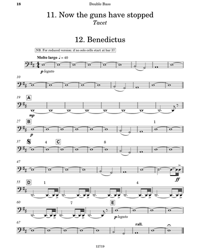 Benedictus (from “The Armed Man”)