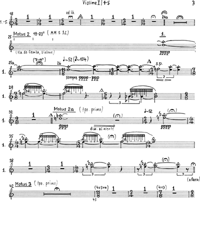 Violin I-IV & Violin I-V