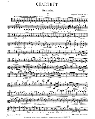 String Quartet No. 1 in A minor, op. 7