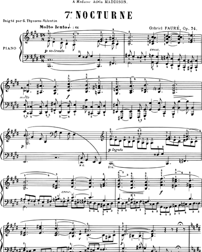 Nocturne No. 7, op. 74