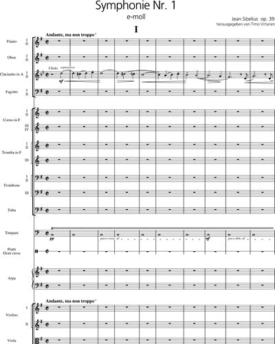 Symphonie Nr. 1 e-moll op. 39