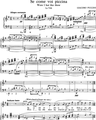 Soprano & Piano Reduction