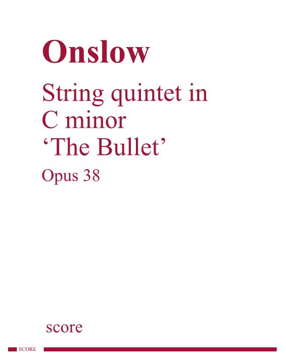 String Quartet in C minor, 'The Bullet'