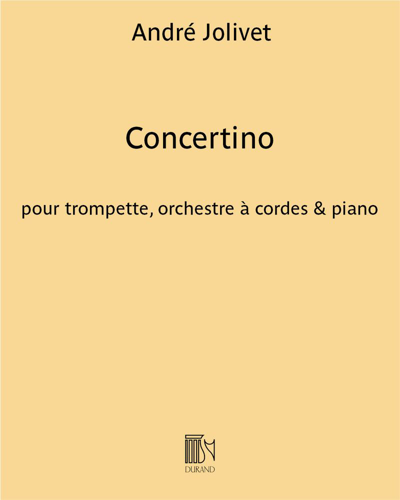 Concertino pour trompette, orchestre à cordes & piano
