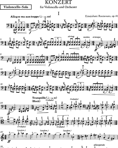 Violoncellokonzert Nr. 1 (op. 41)