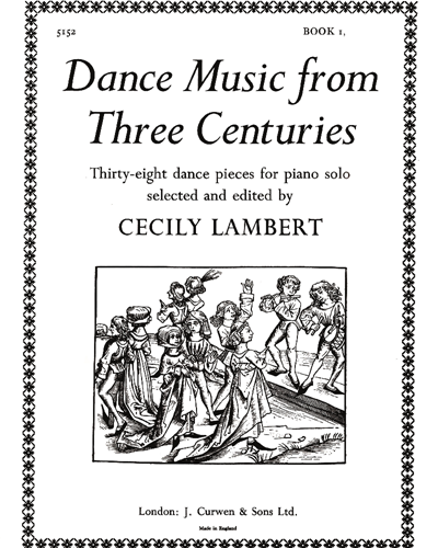Dance Music from Three Centuries, Book 1