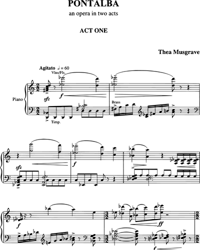 [Act 1] Opera Vocal Score