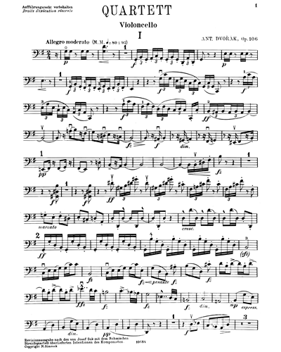 String Quartet in G, op. 106