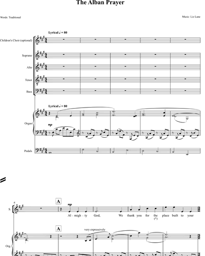 Mixed Chorus SATB & Children's Chorus (Optional) & Organ