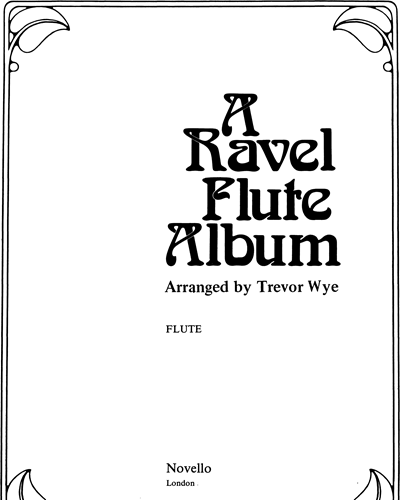 A Ravel Flute Album
