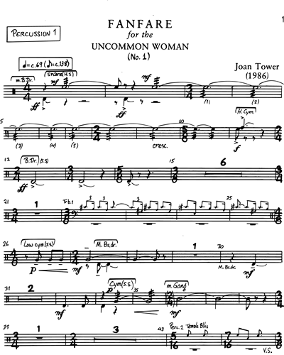 Fanfare for the Uncommon Woman, No. 1