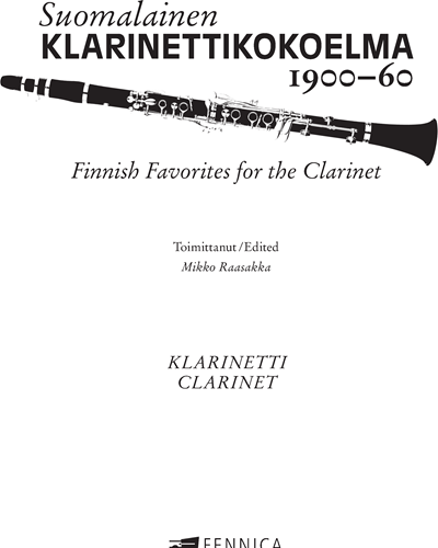 Finnish Favourites for Clarinet (1900-1960)