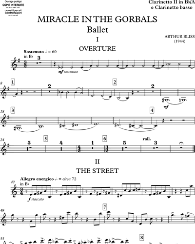 Clarinet 2 in Bb & Clarinet in A 2/Bass Clarinet