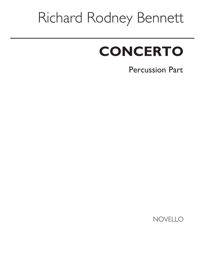 Concerto for Solo Percussion and Chamber Orchestra