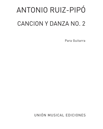Canción y danza No. 2