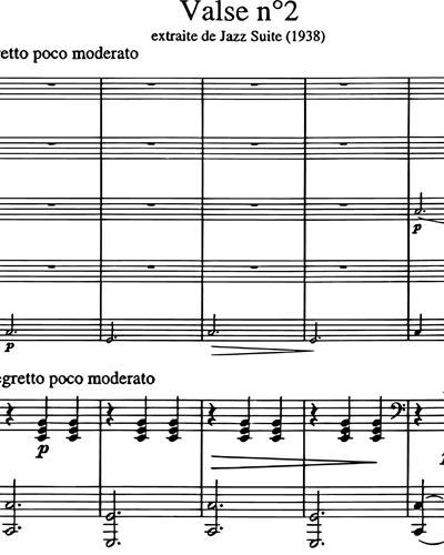 Valse No. 2 (from 'Jazz Suite No. 2')