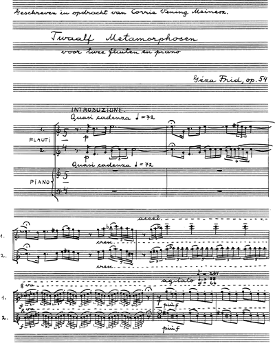 Piano Score