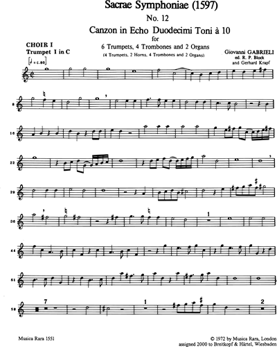 [Choir 1] Trumpet 1 in C