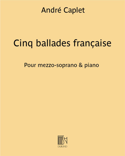 Cinq ballades française