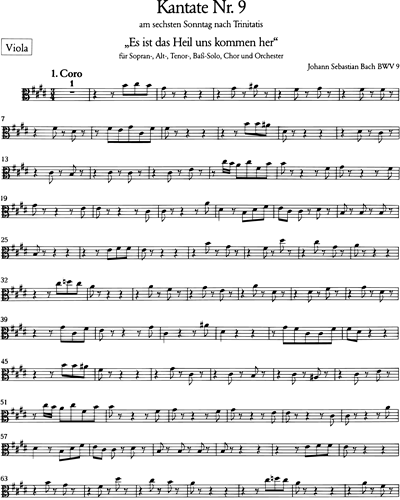 Kantate BWV 9 „Es ist das Heil uns kommen her“